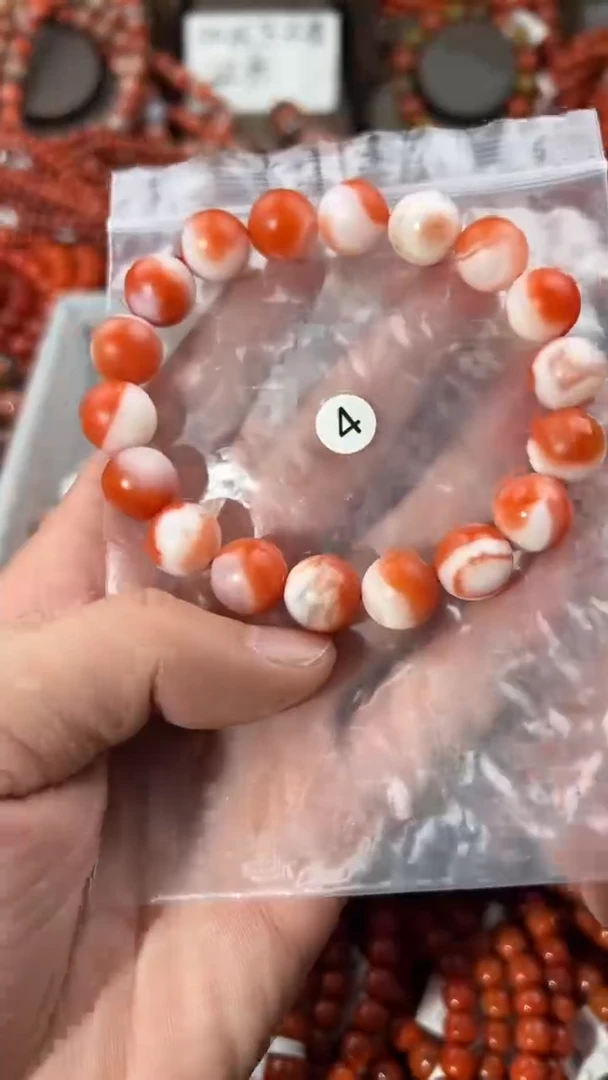 南红玛瑙手串未镶嵌1