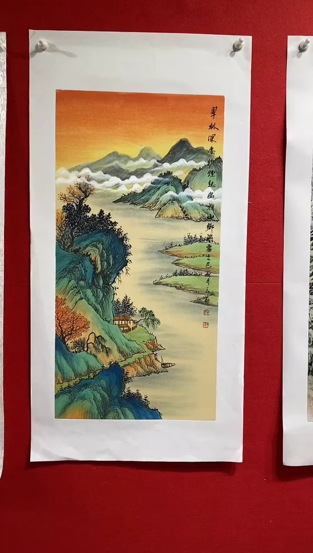 国画国画NYQ杰牛云勤老师作品