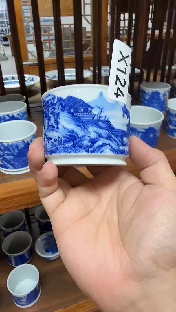 瓷片X124家庭瓷器日用摆件