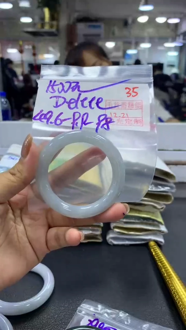 未镶嵌定制翡翠D****e毛货需精细抛光+拍一发一+35