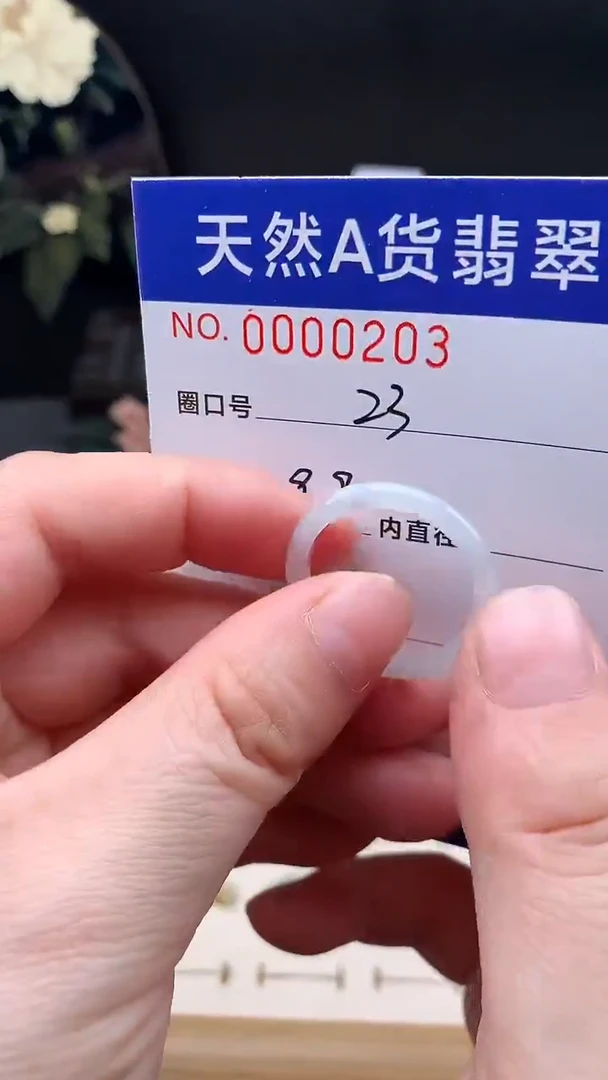 未镶嵌戒指翡翠23#