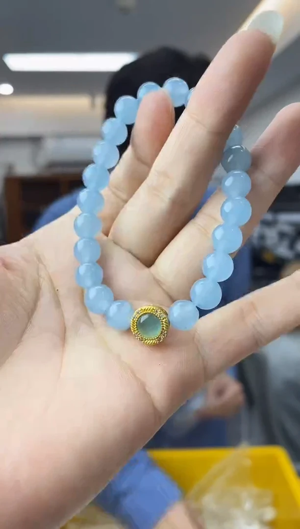【闪购商品】海蓝宝石手链未镶嵌多样性一件发货