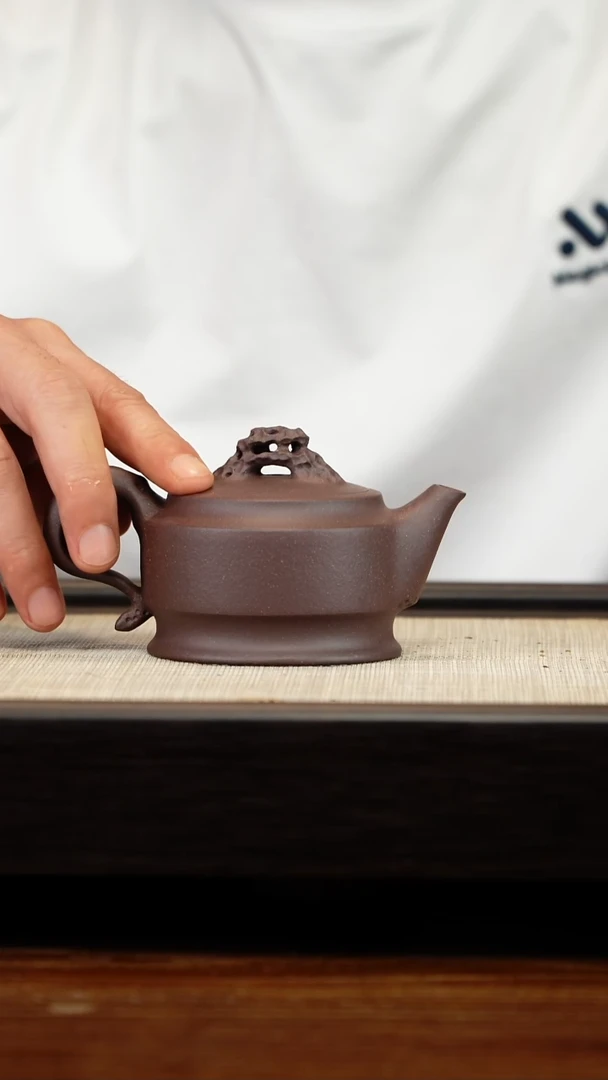 茶壶紫砂四底磐石