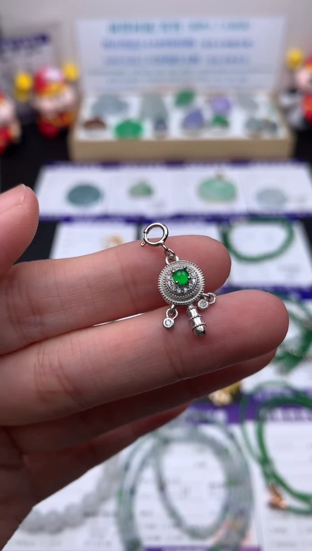 【闪购商品】定制翡翠银S925镶嵌模式推广期24小时鉴赏期