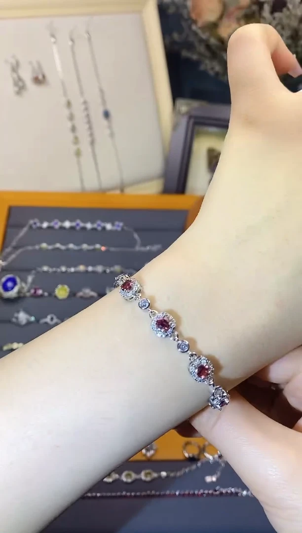 【闪购商品】水晶手链银S925镶嵌