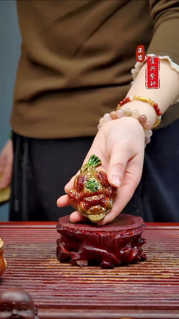 紫砂茶宠宜兴紫砂茶宠摆件