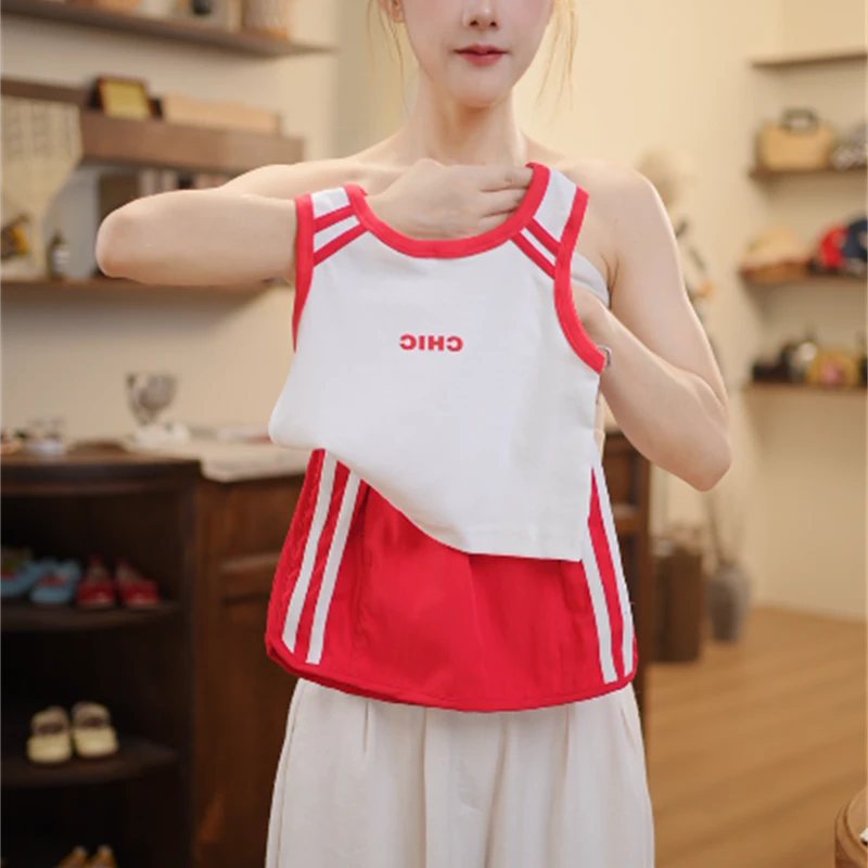 女童夏装套装2025新款洋气韩版女宝宝时髦夏季两件套C369