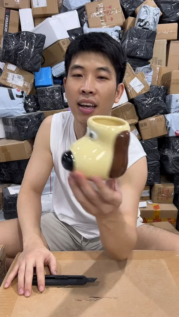 瓷片掌门狗头杯