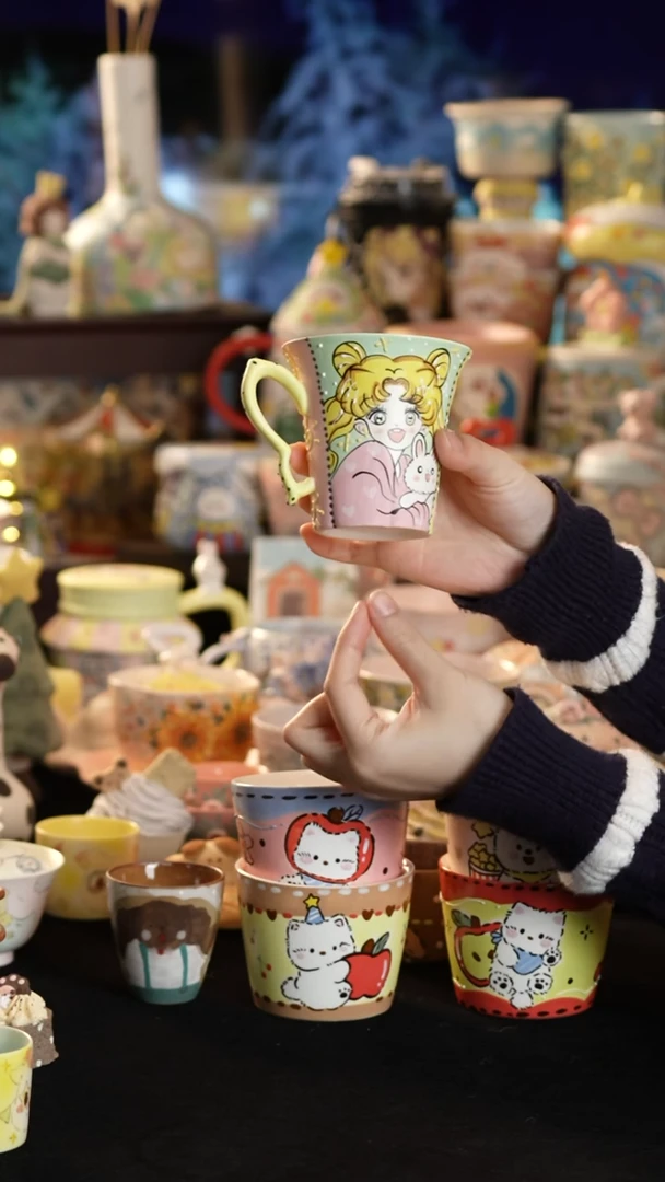 其他陶景德镇釉下彩手绘设计师款陶瓷