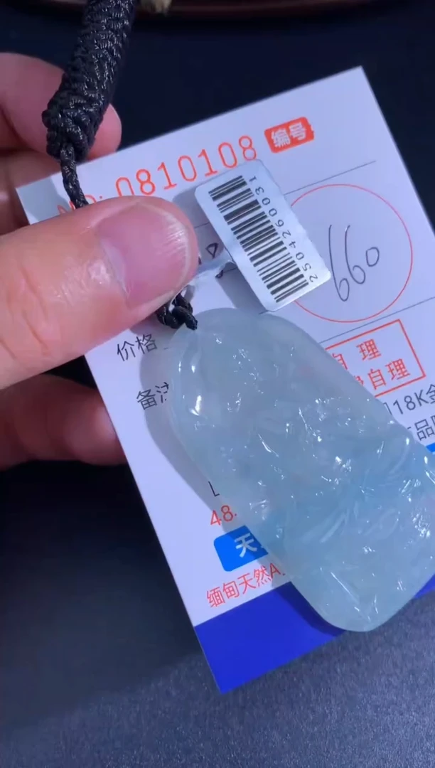 翡翠未镶嵌颈饰天然A货翡翠