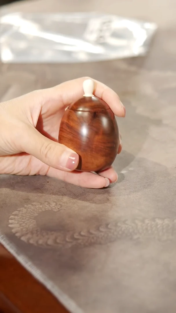 黄花梨/降香黄檀024老料把玩品香罐