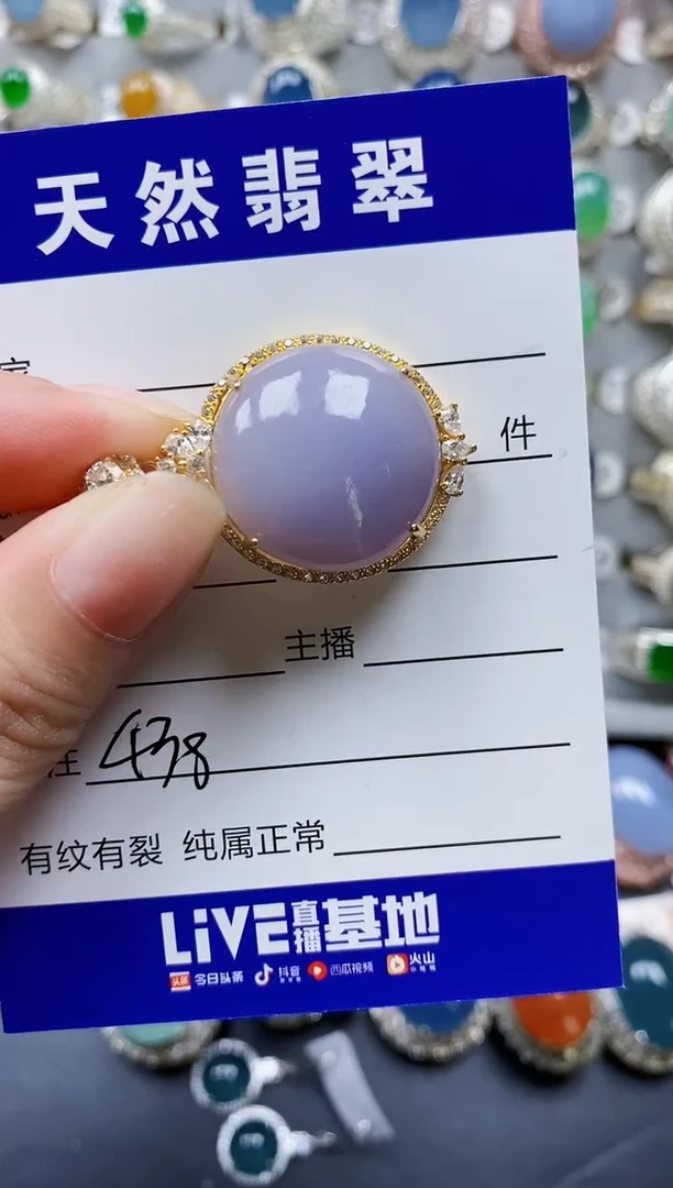 翡翠银S925镶嵌颈饰438