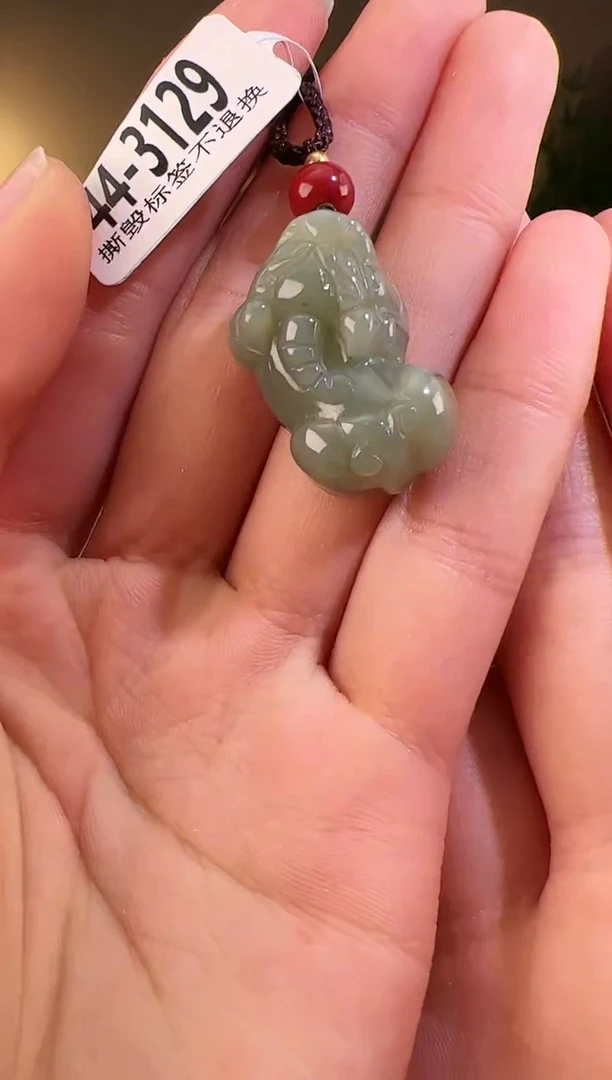 【闪购商品】和田玉颈饰未镶嵌貔貅3129