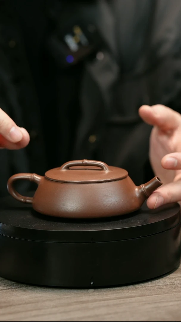 茶壶紫砂用****0H1458赵信军竹节瓢