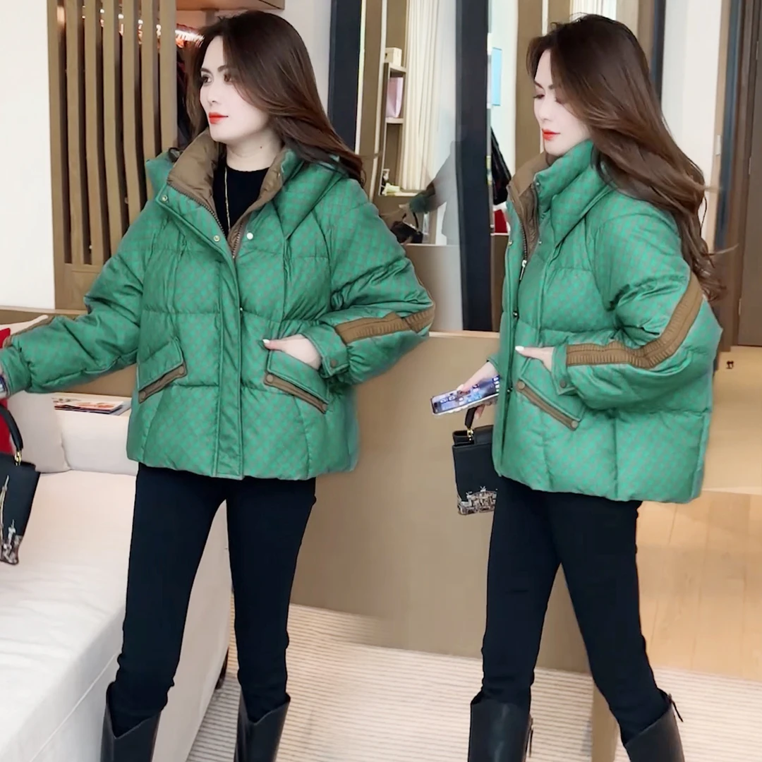 时尚加厚保暖百搭棉服女士冬季新款洋气宽松大码韩版休闲减龄外套