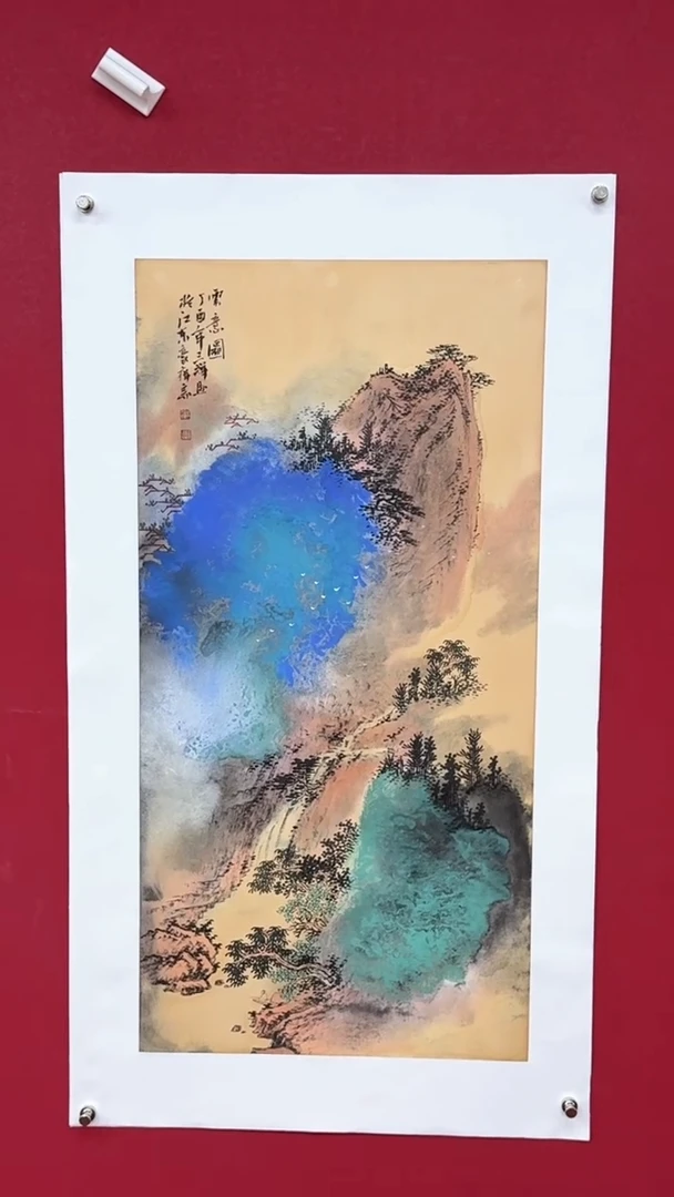 国画国画绘画山水花鸟