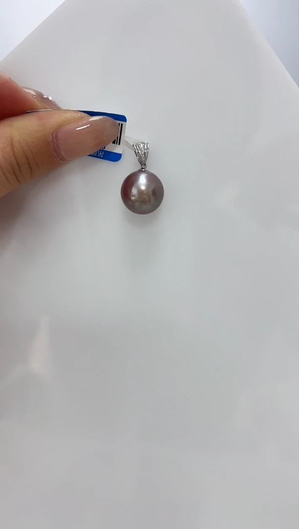 【闪购商品】淡水珍珠DA18K金镶嵌a1360 吊坠13