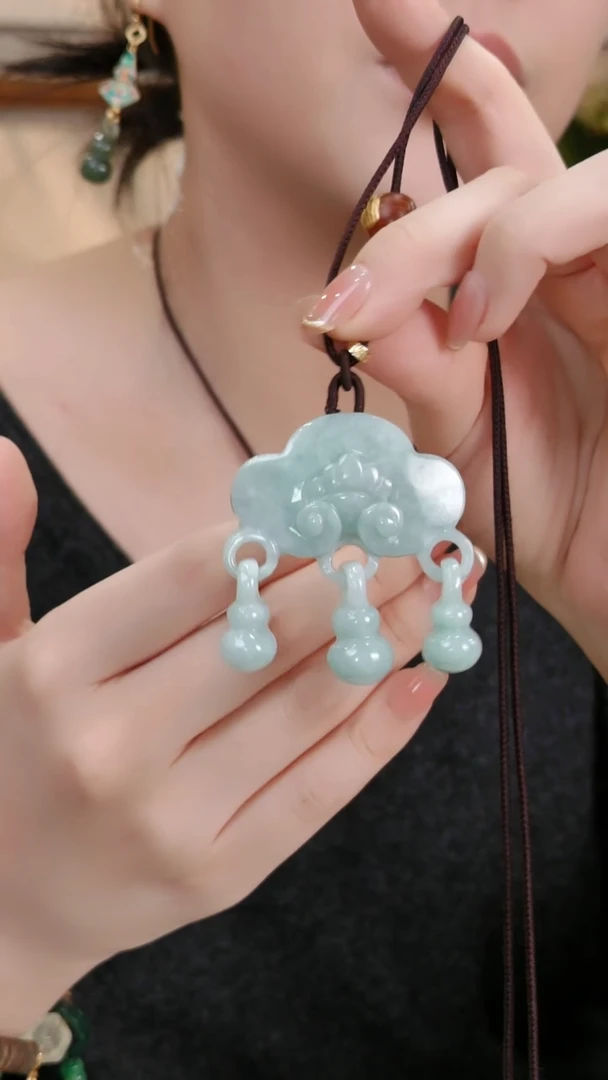 颈饰未镶嵌翡翠国风