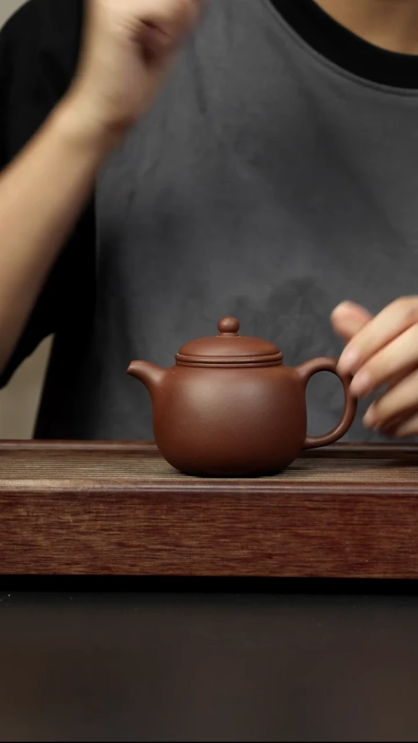 紫砂茶壶超矿标底槽清 匏樽 小二