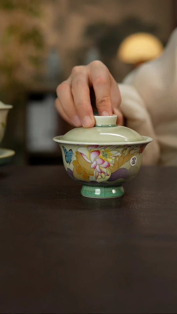 杯景德镇陶瓷杯碗柴烧多人