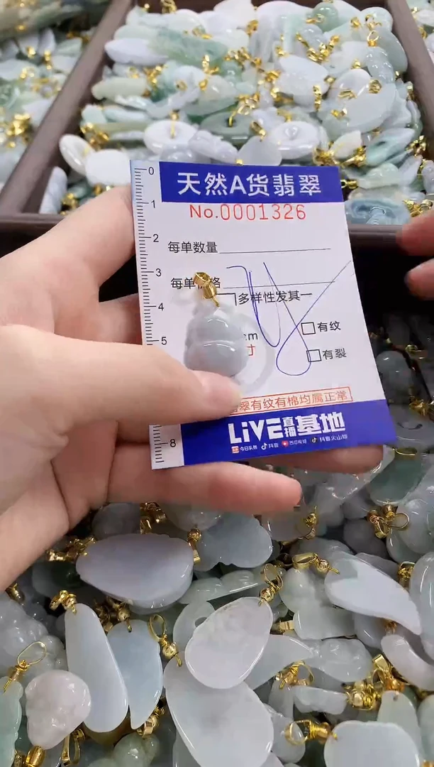 颈饰未镶嵌翡翠天然A货翡翠