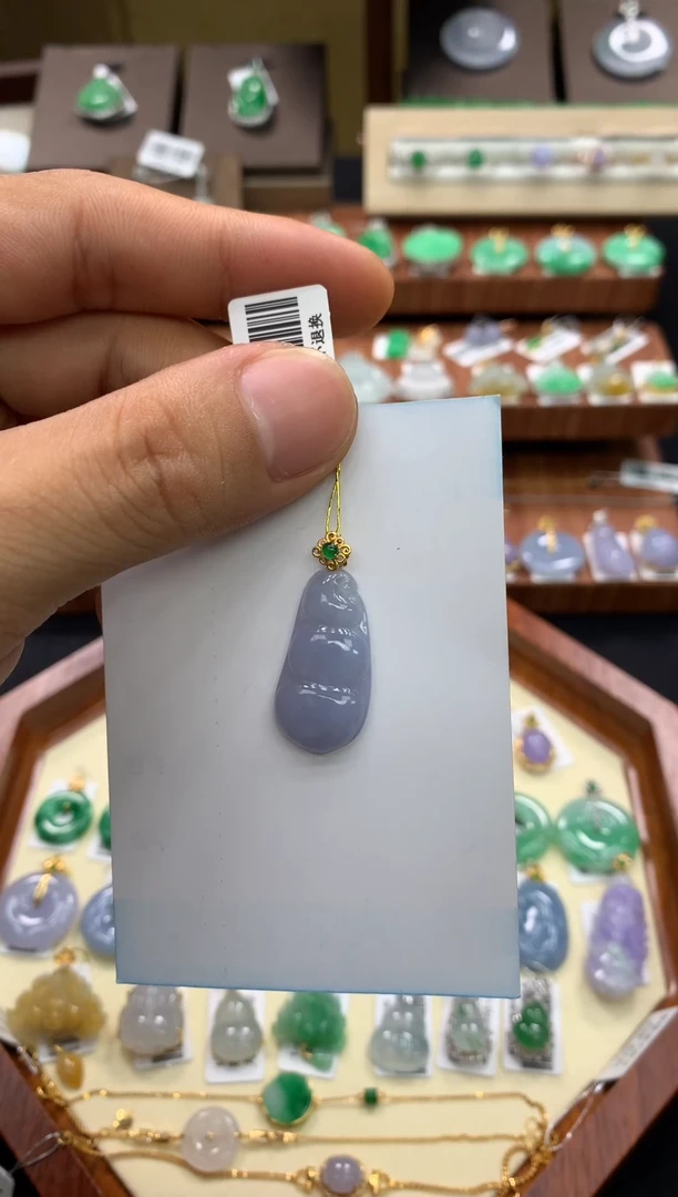 吊坠(不含链)未镶嵌翡翠福豆