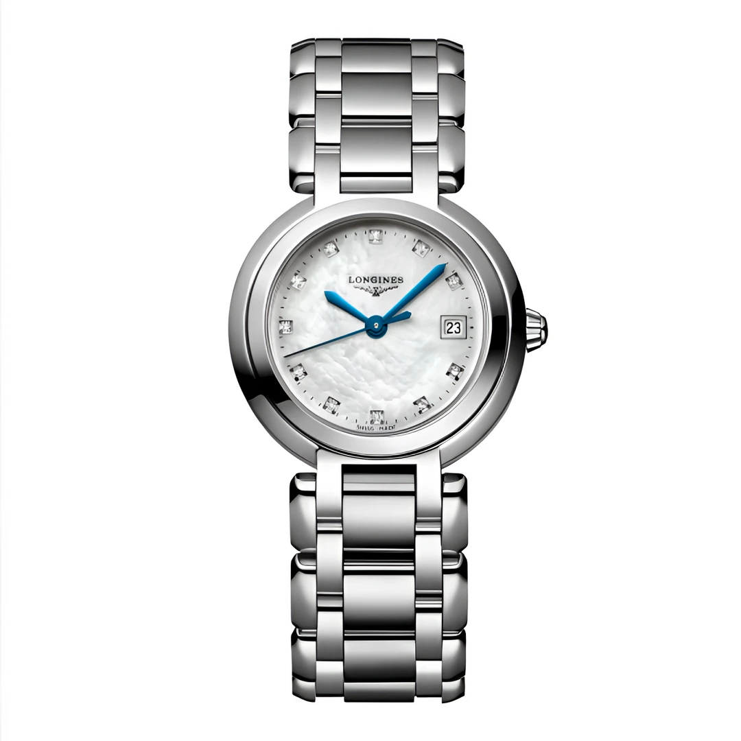95新 Longines/浪琴 心月系列/石英机芯/精钢/26.50mm