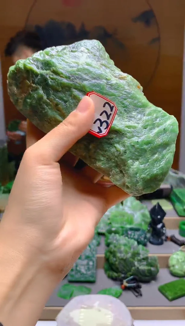 【闪购商品】和田玉（碧玉）珠宝半成品未镶嵌1