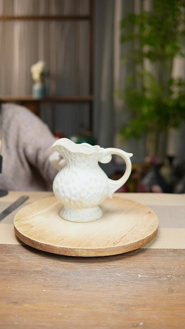 【闪购商品】陶瓷花器陶瓷花瓶手捏瓶001瑕疵