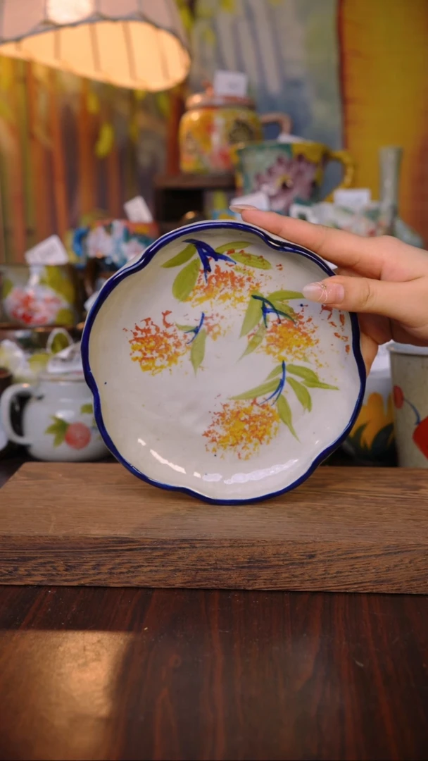 摆件泥垚手作 景德镇手工手绘器物