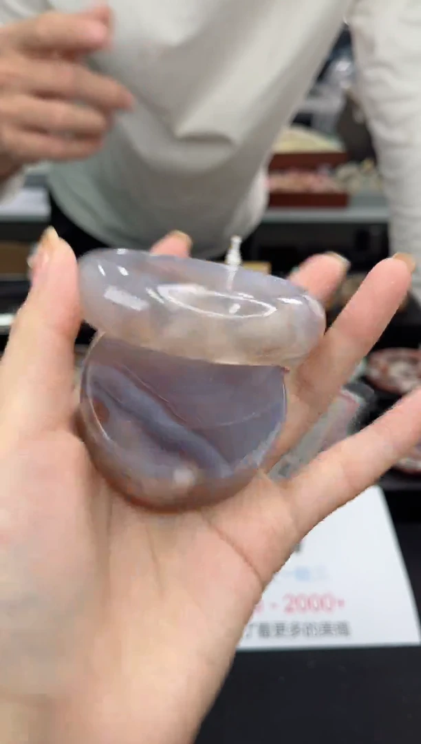 【闪购商品】石英质玉手镯未镶嵌56圈口（赠品镯心）3571121