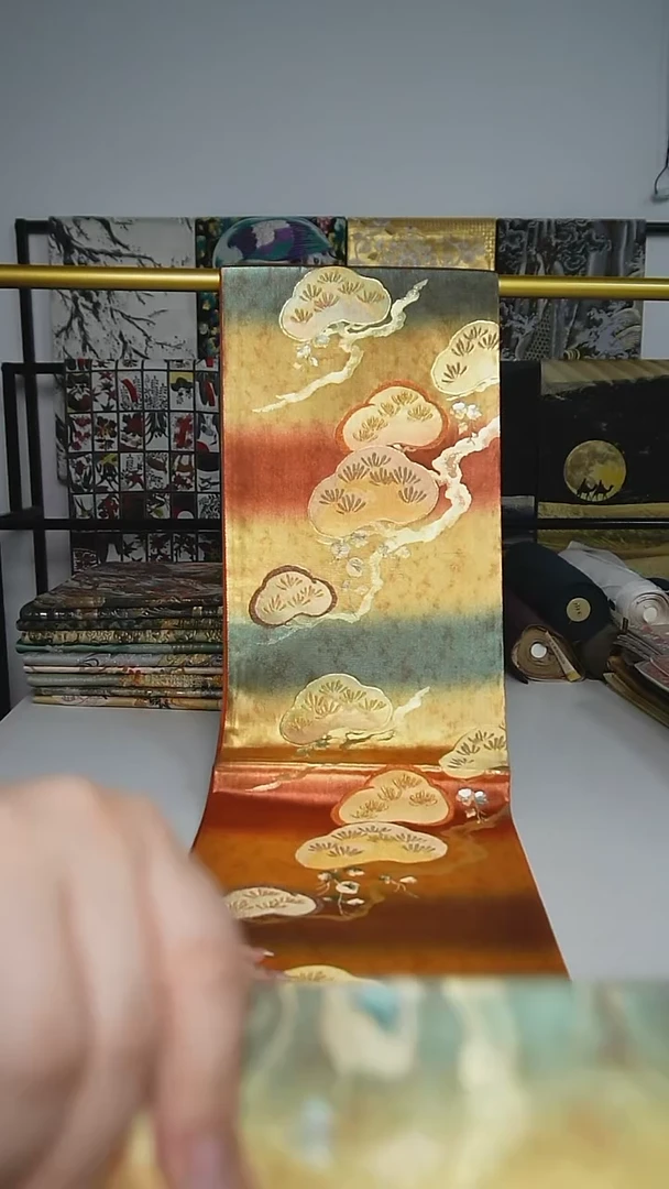 【闪购商品】织绣40 单面全通松树