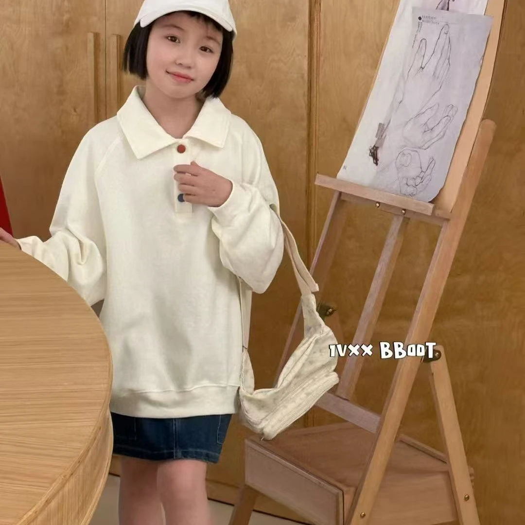 IVXX纯棉卫衣POLO男女春秋新款长袖休闲韩版简约纯色春款