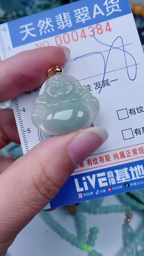 翡翠未镶嵌颈饰00004384