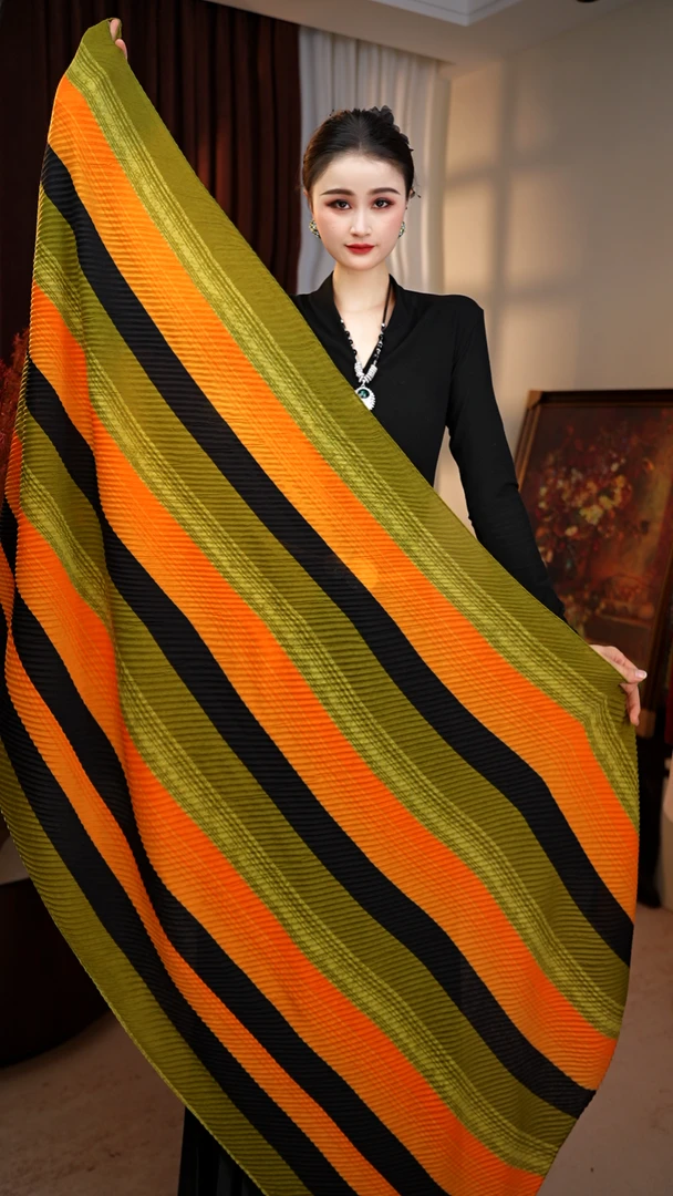 【修远】压皱减龄韩版夏季围巾丝巾女春夏配裙子秋冬护颈披肩围脖