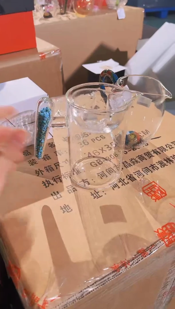 【闪购商品】九桃五福大漆公杯加绿松石半月公杯晶焱金标