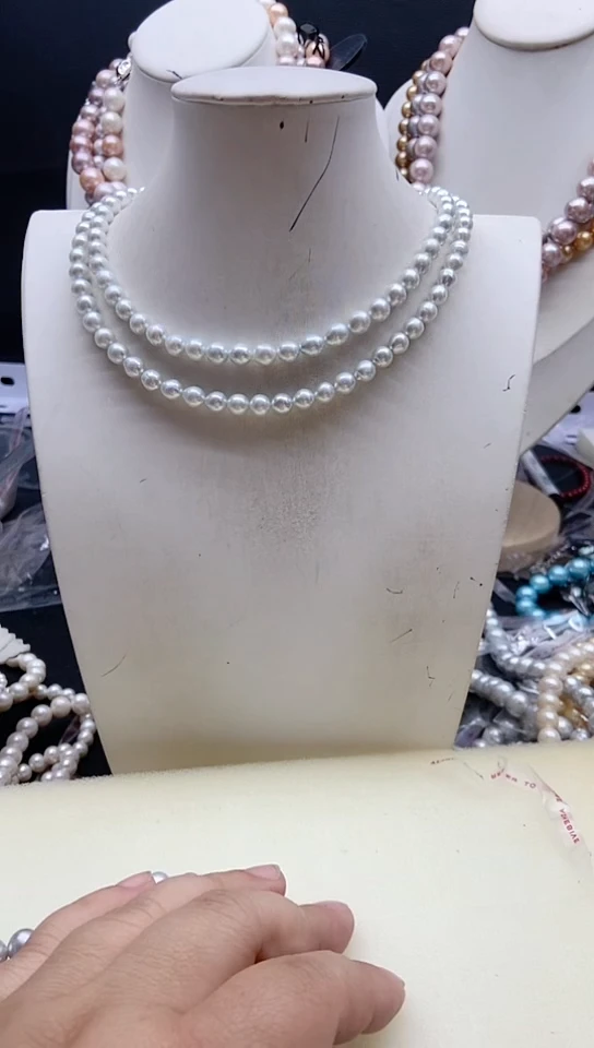 淡水珍珠未镶嵌颈饰1