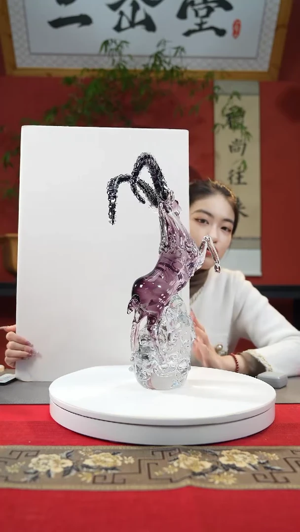 【闪购商品】琉璃手工艺品立羊