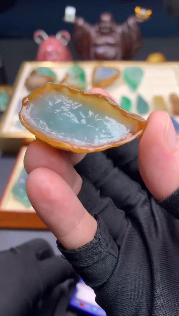 未镶嵌定制翡翠M***羊天然翡翠裸石