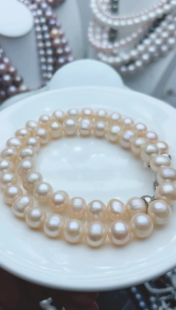 【闪购商品】淡水珍珠颈饰钛钢1