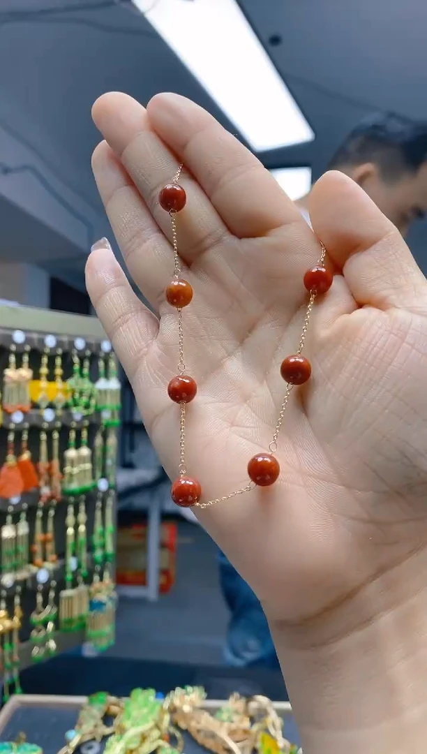 【闪购商品】翡翠耳饰合金0302翡翠手链