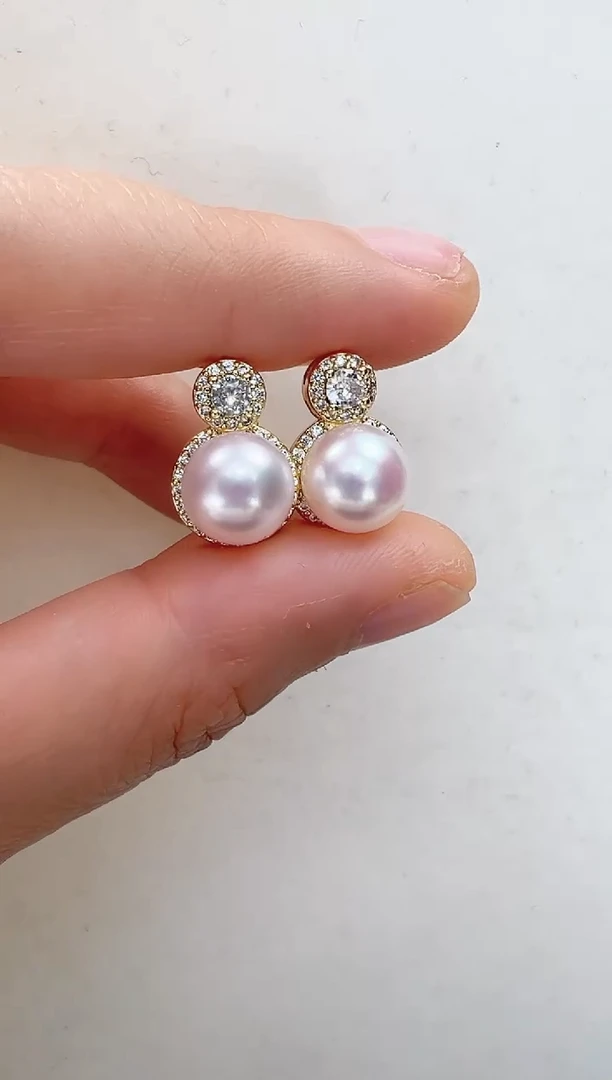 【闪购商品】淡水珍珠耳饰合金王菲