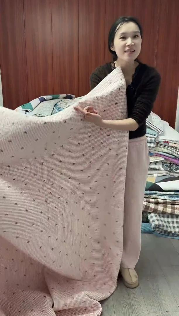 棉180*200粉色蝴蝶结