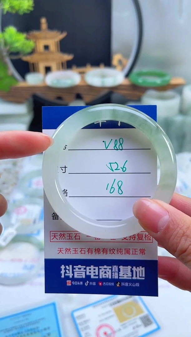 未镶嵌首饰石英质玉（天山翠）88