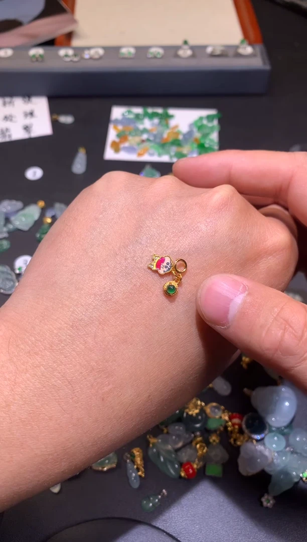 【闪购商品】翡翠吊坠(不含链)银S925镶嵌1