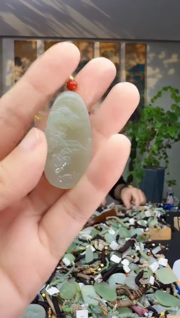 未镶嵌和田玉挂件拍一发一