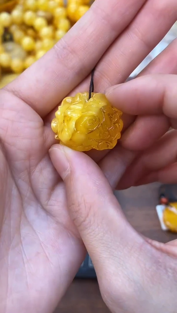 裸石琥珀未镶嵌天然琥珀蜜蜡