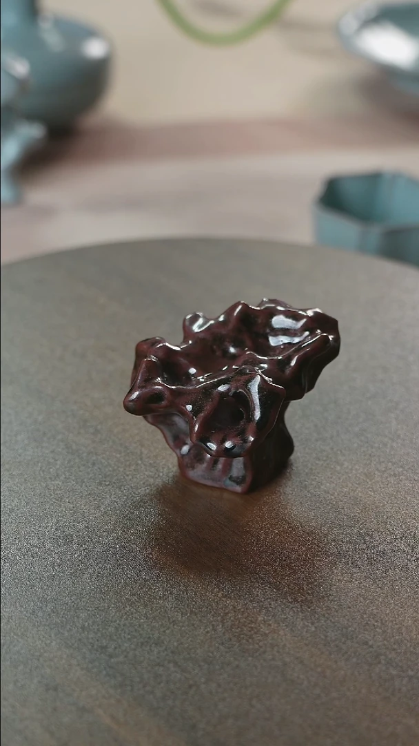 陶人三叔青瓷磨年-金沙釉