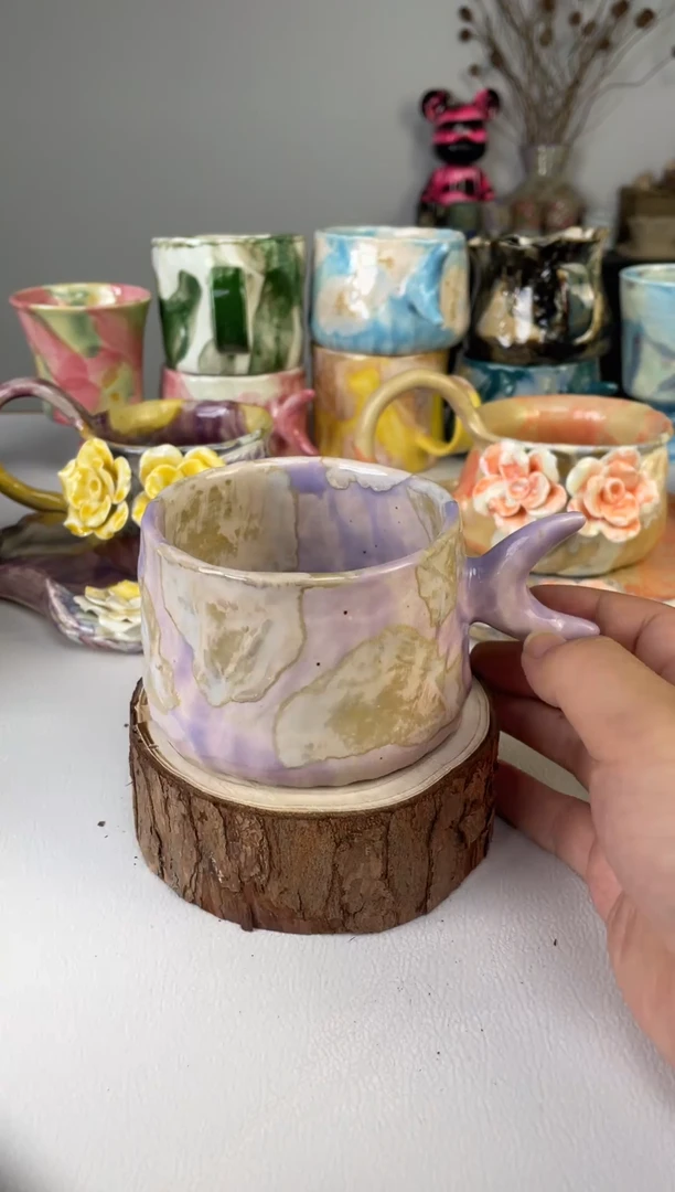 「孤品」沐泽若芳咖啡杯