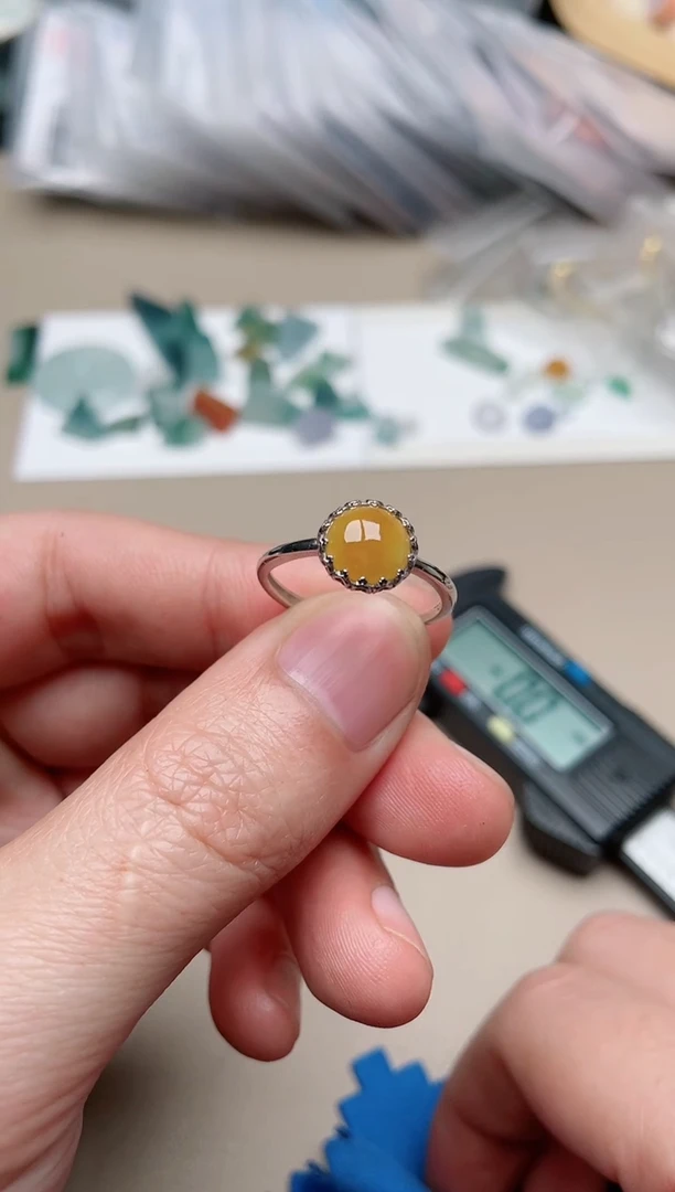 【闪购商品】翡翠戒指银S925镶嵌1000000022